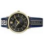 Versace Herren Uhr Armbanduhr V-Circle VE5A01521 Leder