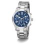 Guess Herren Uhr Armbanduhr PARKER GW1006G1 Edelstahl silber
