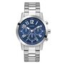 Guess Herren Uhr Armbanduhr PARKER GW1006G1 Edelstahl silber