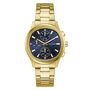 Guess Herren Uhr Armbanduhr PALMER GW1048G2 Edelstahl gold