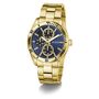 Guess Herren Uhr Armbanduhr VELOCITY GW1061G2 Edelstahl gold