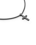 Philipp Plein Herren Kette Halskette Edelstahl IP Black PLEIN CRUCIFIX PJ5GA04NU