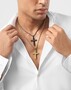 Philipp Plein Herren Kette Halskette Edelstahl IP Black PLEIN CRUCIFIX PJ5GA04NU