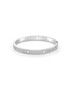 Philipp Plein Unisex Armband Armreif Edelstahl Silber PLEIN CUFF M PJ1EA32BM