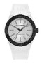 Plein Sport Unisex Uhr Analog Quarz LASERSTRIKE Wei� PSFGA0926 Silikon