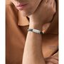 ASTON MARTIN Herren Armband Lederband gr�n Edelstahl AML THRILL MJITS6BL0