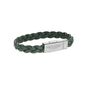 ASTON MARTIN Herren Armband Lederband gr�n Edelstahl AML THRILL MJITS6BM0