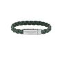 ASTON MARTIN Herren Armband Lederband gr�n Edelstahl AML THRILL MJITS6BM0