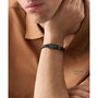 ASTON MARTIN Herren Armband Lederband schwarz Edelstahl AML THRILL MJITS6BM1