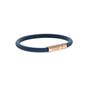 ASTON MARTIN Herren Armband Silikon blau Edelstahl AML THRILL MJRSS6BL3