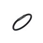 ASTON MARTIN Herren Armband Silikon schwarz Edelstahl AML THRILL MJRSS6BM1