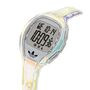 Adidas Unisex Uhr DIGITAL Athletics One Kunststoff weiss transparent AOFH26026