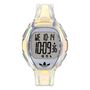 Adidas Unisex Uhr DIGITAL Athletics One Kunststoff weiss transparent AOFH26026