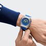 Adidas Unisex Uhr CITY TECH SIX SST Silikon blau AOFH26016