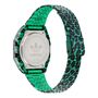 Adidas Unisex Uhr DIGITAL TWO Edelstahl schwarz-gr�n AOST26031