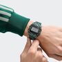 Adidas Unisex Uhr DIGITAL TWO Edelstahl schwarz-gr�n AOST26031
