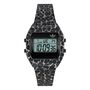 Adidas Unisex Uhr DIGITAL TWO Edelstahl schwarz AOST26032