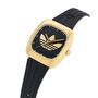 Adidas Unisex Uhr RETRO WAVE ONE Silikon schwarz AOSY26001