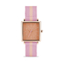 Esprit Damen Uhr Armbanduhr STRIPES Edelstahl Textil H.88875184