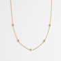 Esprit Damen Kette Halskette Silber goldfarben S.88672801