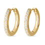 Esprit Damen Ohrringe Creolen Silber goldfarben S.88675894