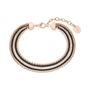 s.Oliver Jewel Damen Armband Armkette Edelstahl Rose Leder 2026187