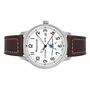 Aristo Herren Messerschmitt Uhr Fliegeruhr M-35Q-SL Leder