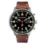 Aristo Herren Messerschmitt Uhr Fliegeruhr Chronograph ME-3H270-VL Leder
