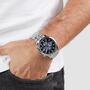 s.Oliver Herren Uhr Armbanduhr Chronograph Edelstahl Silber SO-4406-MC