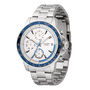 s.Oliver Herren Uhr Armbanduhr Multifunktion Edelstahl Silber SO-4417-MM