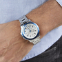 s.Oliver Herren Uhr Armbanduhr Multifunktion Edelstahl Silber SO-4417-MM