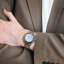 s.Oliver Herren Uhr Armbanduhr Chronograph Edelstahl Silber SO-4454-MC