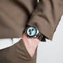 s.Oliver Herren Uhr Armbanduhr Chronograph Edelstahl Silber SO-4455-MC