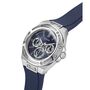 Guess Herren Uhr Armbanduhr Multifunktion CARVER GW1132G1 Silikon