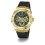 Guess Herren Uhr Armbanduhr Multifunktion CARVER GW1132G8 Silikon