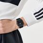 Adidas Unisex Uhr CITY TECH SQUARE Silikon schwarz AOFH26514