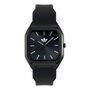 Adidas Unisex Uhr CITY TECH SQUARE Silikon schwarz AOFH26514