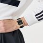 Adidas Unisex Uhr CITY TECH SQUARE Silikon schwarz AOFH26515