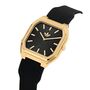 Adidas Unisex Uhr CITY TECH SQUARE Silikon schwarz AOFH26515