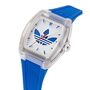 Adidas Unisex Uhr CITY TECH FIVE Kunststoff transparent AOFH26529