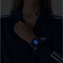 Adidas Unisex Uhr CITY TECH FIVE Kunststoff blau AOFH26530