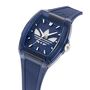 Adidas Unisex Uhr CITY TECH FIVE Kunststoff blau AOFH26530