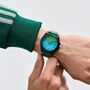 Adidas Unisex Uhr PROJECT FOUR GRFX Kunststoff gr�n AOST26511