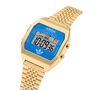 Adidas Unisex Uhr DIGITAL TWO Edelstahl gold AOST26523