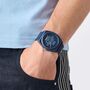 Adidas Unisex Uhr PROJECT TWO Kunststoff blau AOST26532