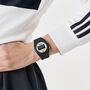 Adidas Unisex Uhr Digital CITY TECH FOUR Kunststoff schwarz AOST26537