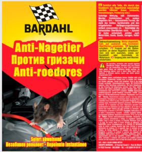 BARDAHL Anti Rongeurs/Anti-Nagetier  - 400 ml Spraydose