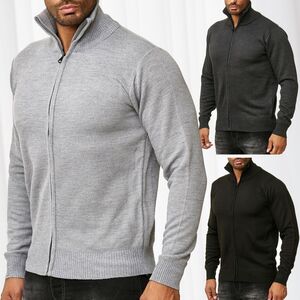 Strickjacke mit Stehkragen REECER