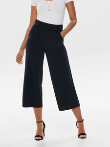 JDY Damen Hose Wide Fit Ankle Pants Casual Loose Trousers Flare Culotte Cropped Pants