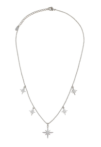 Halskette Sterne Edelstahl 40 cm